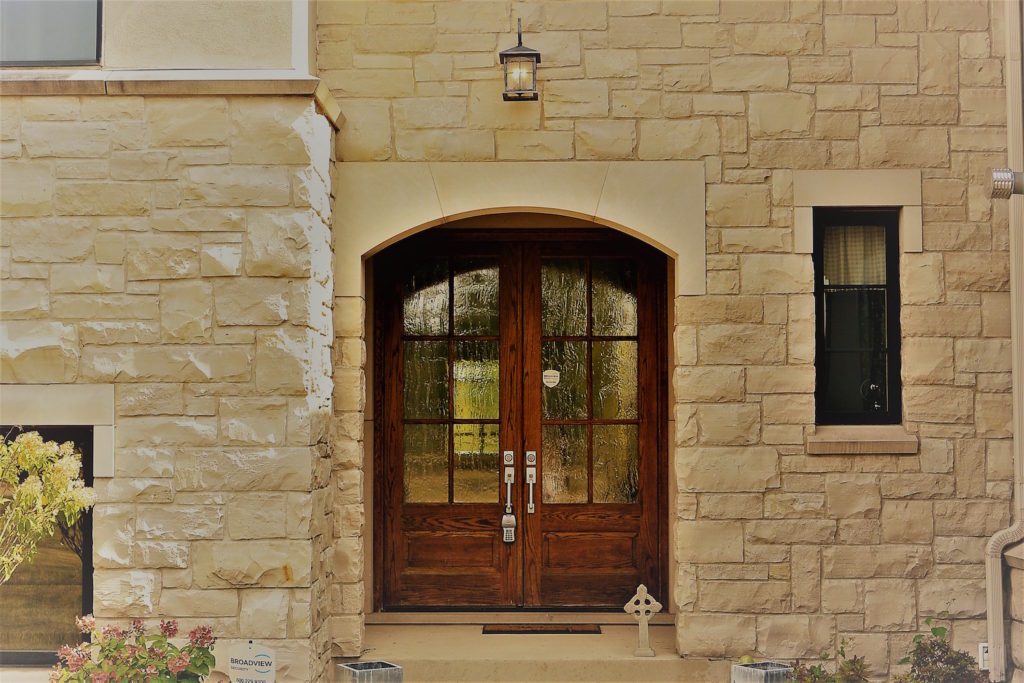 Custom Built Home Front Entry Lakewood IL